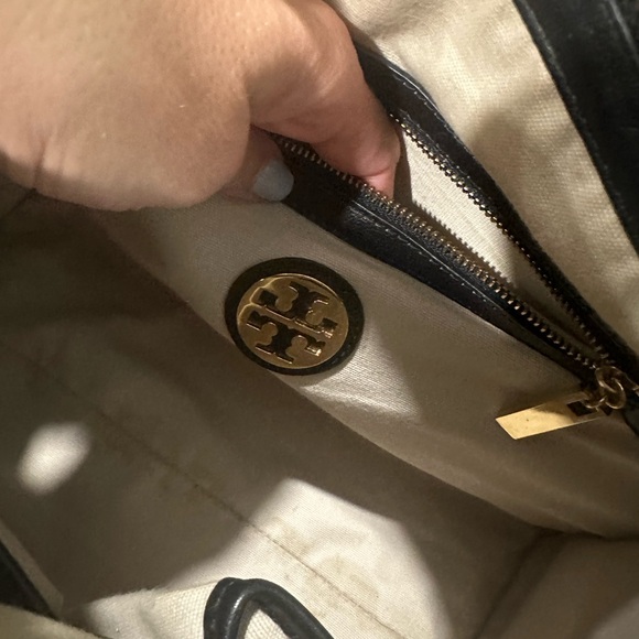 Tory Burch Brown and Black Satchel with Leopard Print - Picture 2 of 6